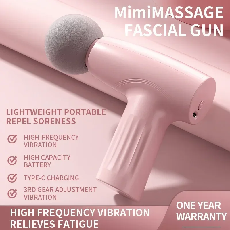 Muscle Mini Pink Massage Gun D - đánh giá và giá Massage Gun