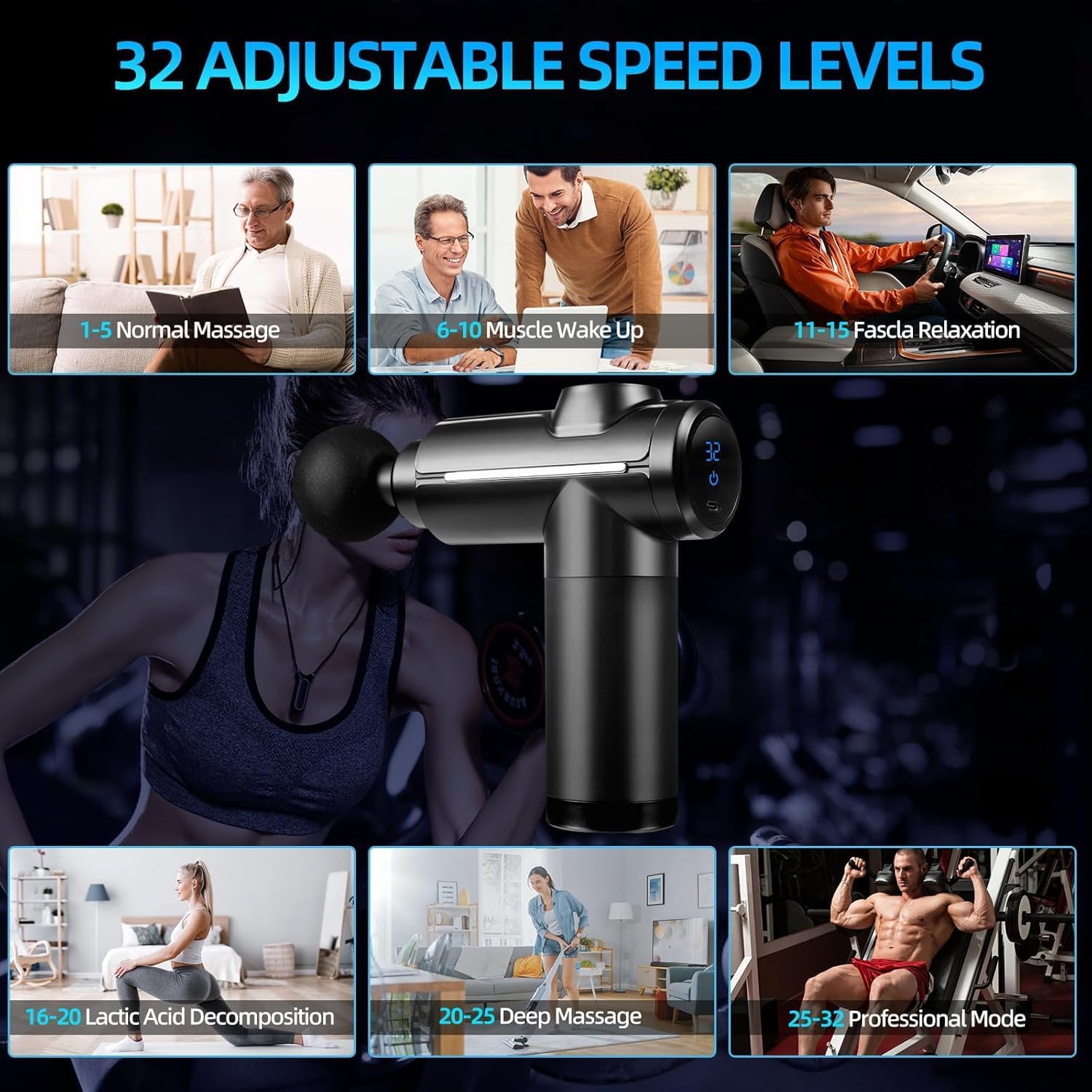 Massage Gun Deep Tissue Muscle - đánh giá và giá Massage Gun