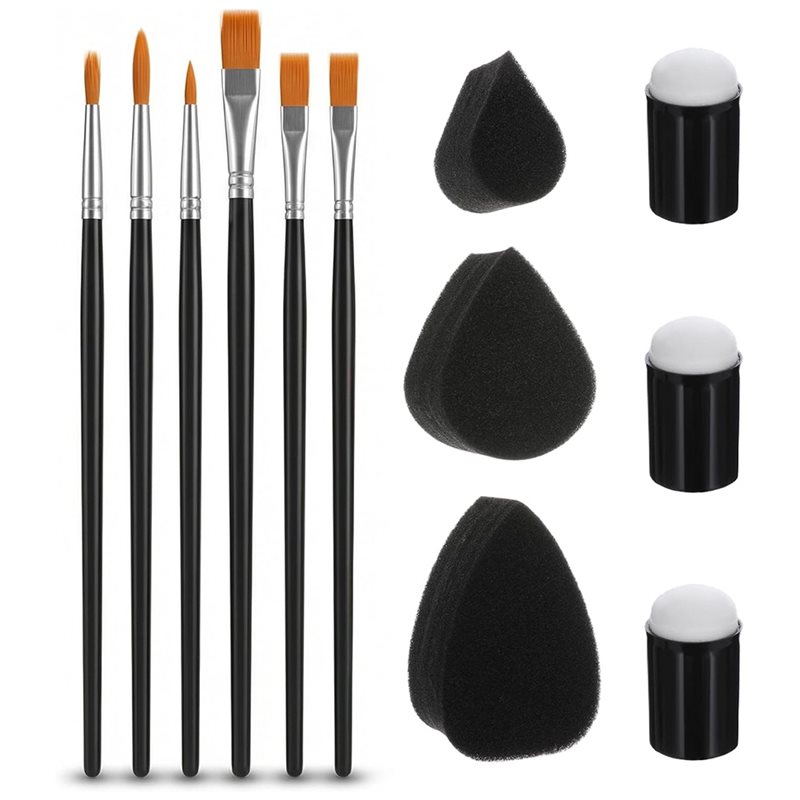 AB34-12Pcs Face Painting Brush - đánh giá và giá Body Brush