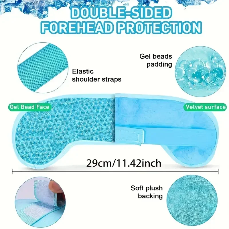 Hot/Cold Gel Bead Migraine Wra - đánh giá và giá Spa Massager