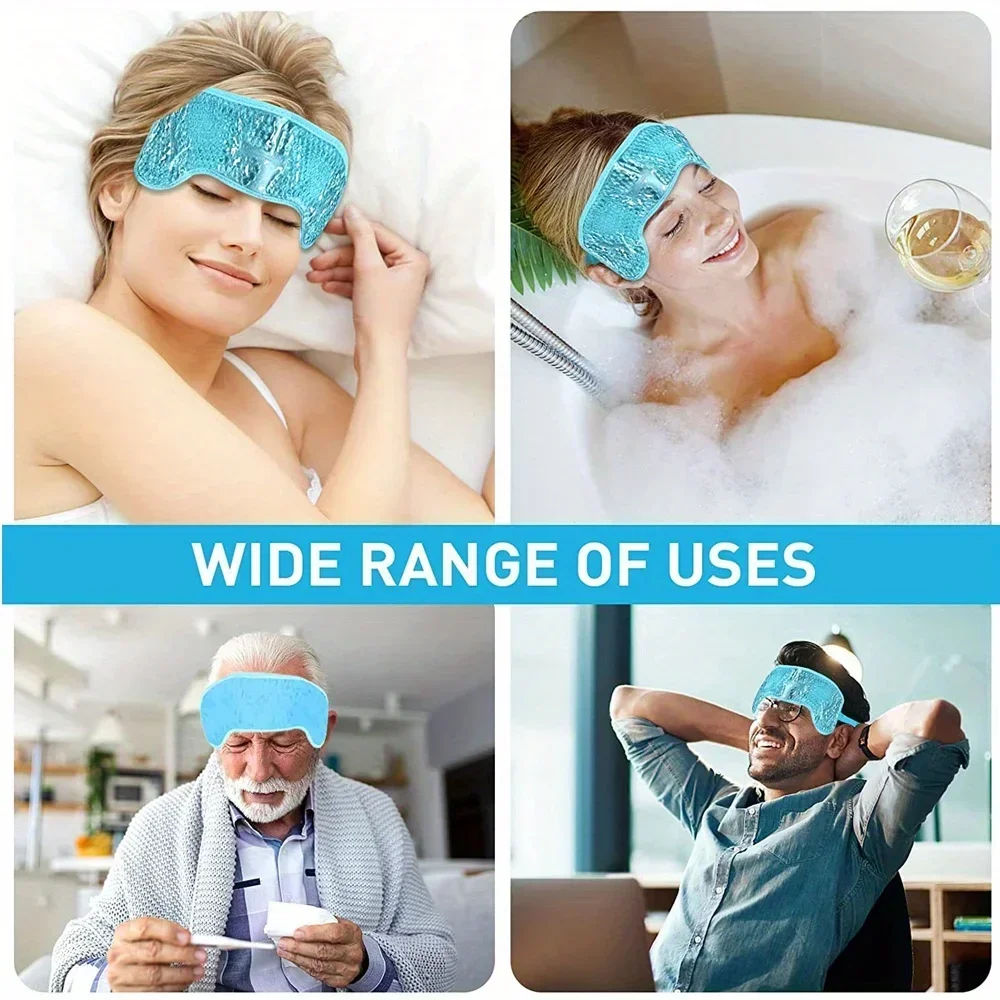 Hot/Cold Gel Bead Migraine Wra - đánh giá và giá Spa Massager