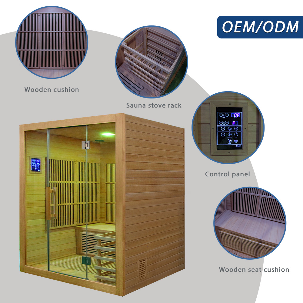Modern Hemlock Wood Far Infrar - đánh giá và giá Spa Wellness Gym