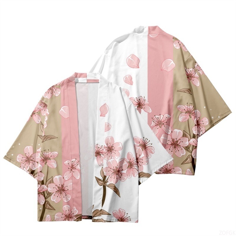 Summer Women Flower Print Kimo - đánh giá và giá Bathrobe